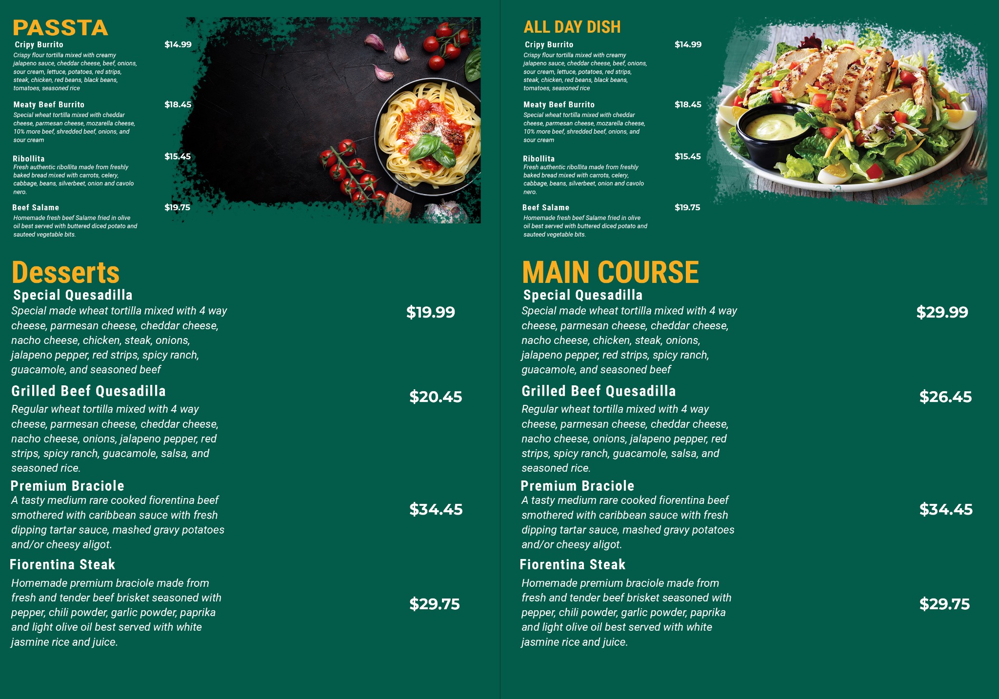 AR ITALIANO Menu System