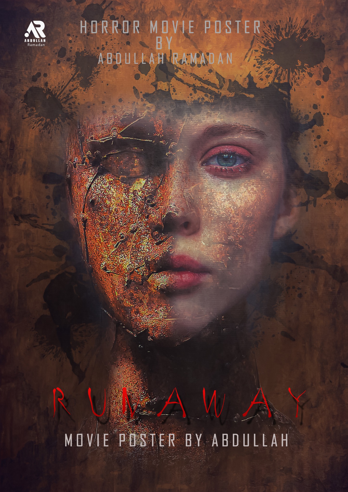 RUNAWAY horror movie poster by Abdullah Ramadan