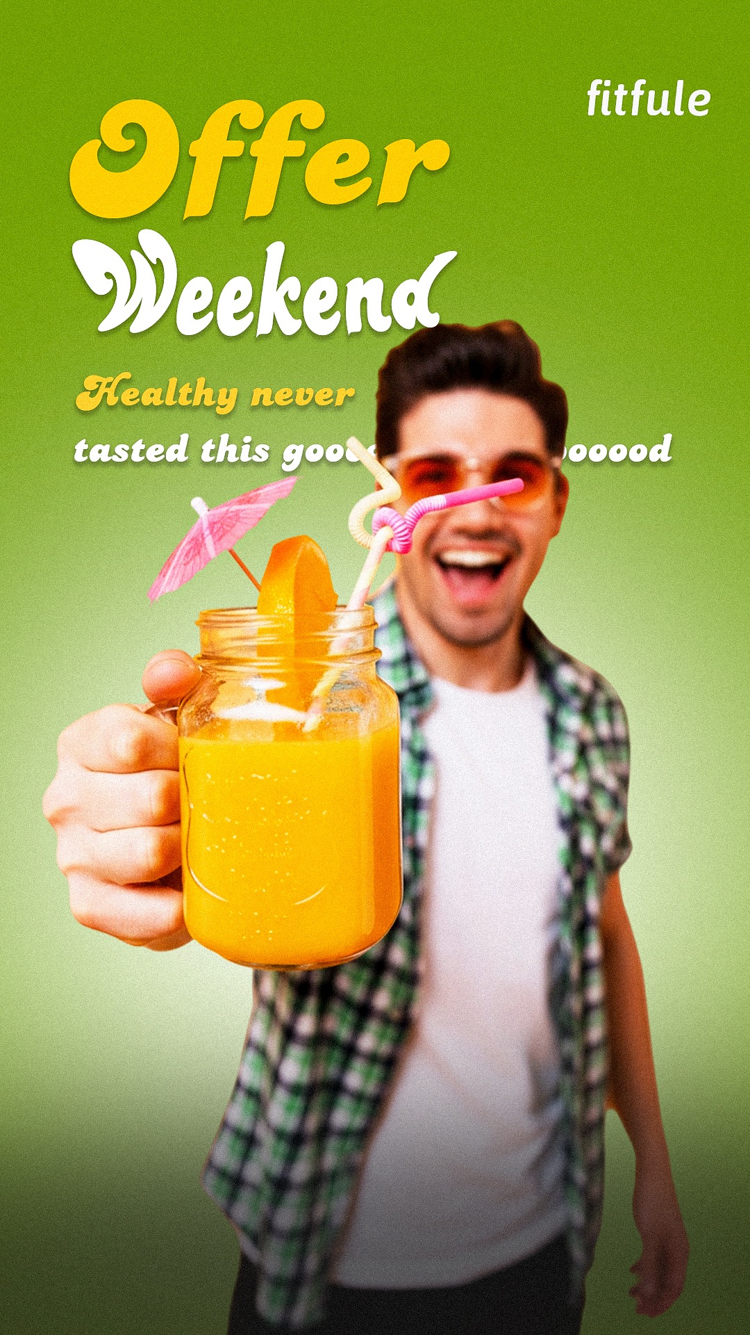 Fitfule orange juice story promotion