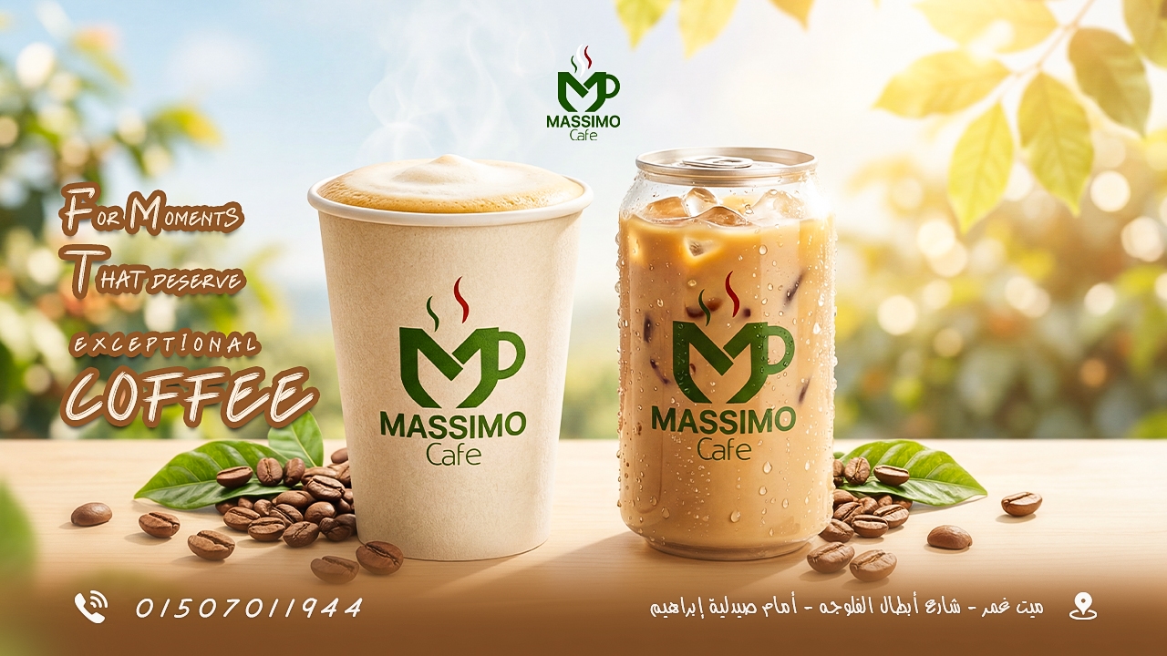 Massimo Cafe coffee campaign landscape visual
