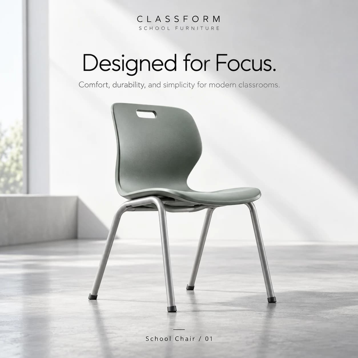 CLASSFORM — School Furniture Identity & Campaign Concept preview