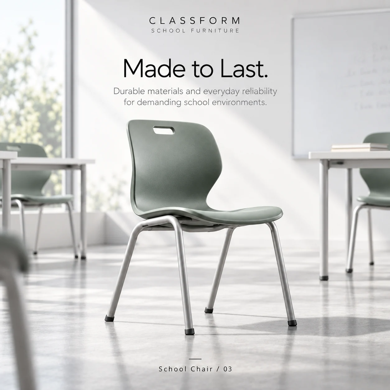 Concept campaign artwork: Made to Last.