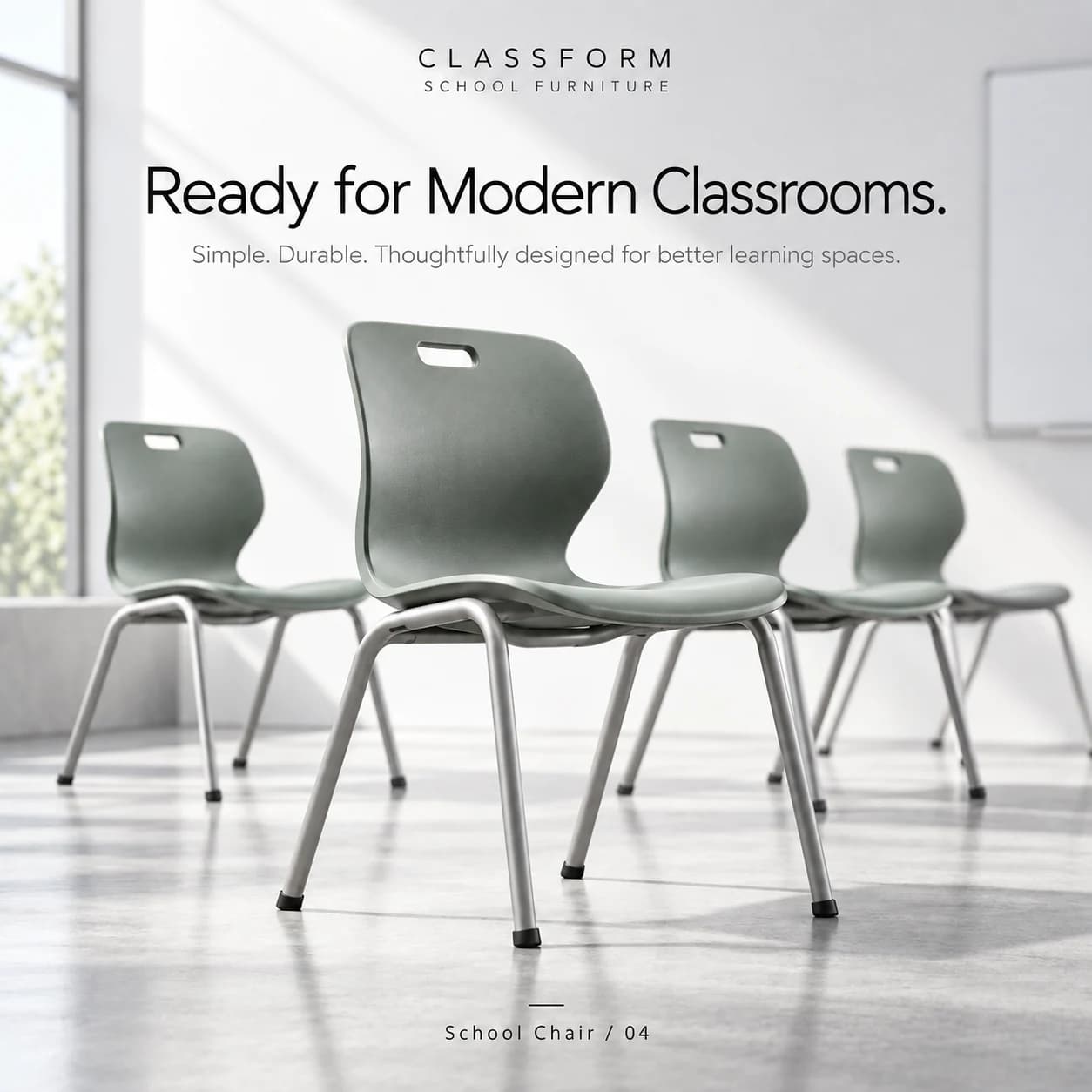 Concept campaign artwork: Ready for Modern Classrooms.