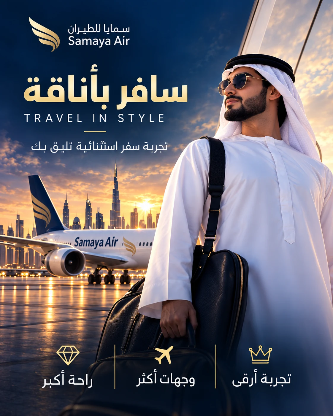 SAMAYA AIR — UAE Aviation & Booking Campaign preview 1